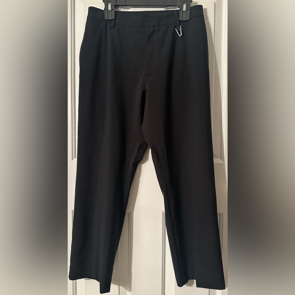 1017 ALYX 9SM Wm Italian Luxe Sz EURO 50 XXL Crop Straight Leg Wool Blend Pants